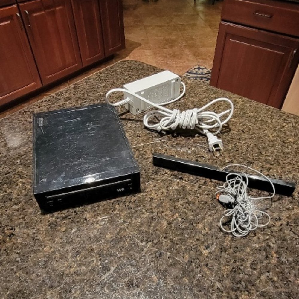Nintendo Wii Black Console